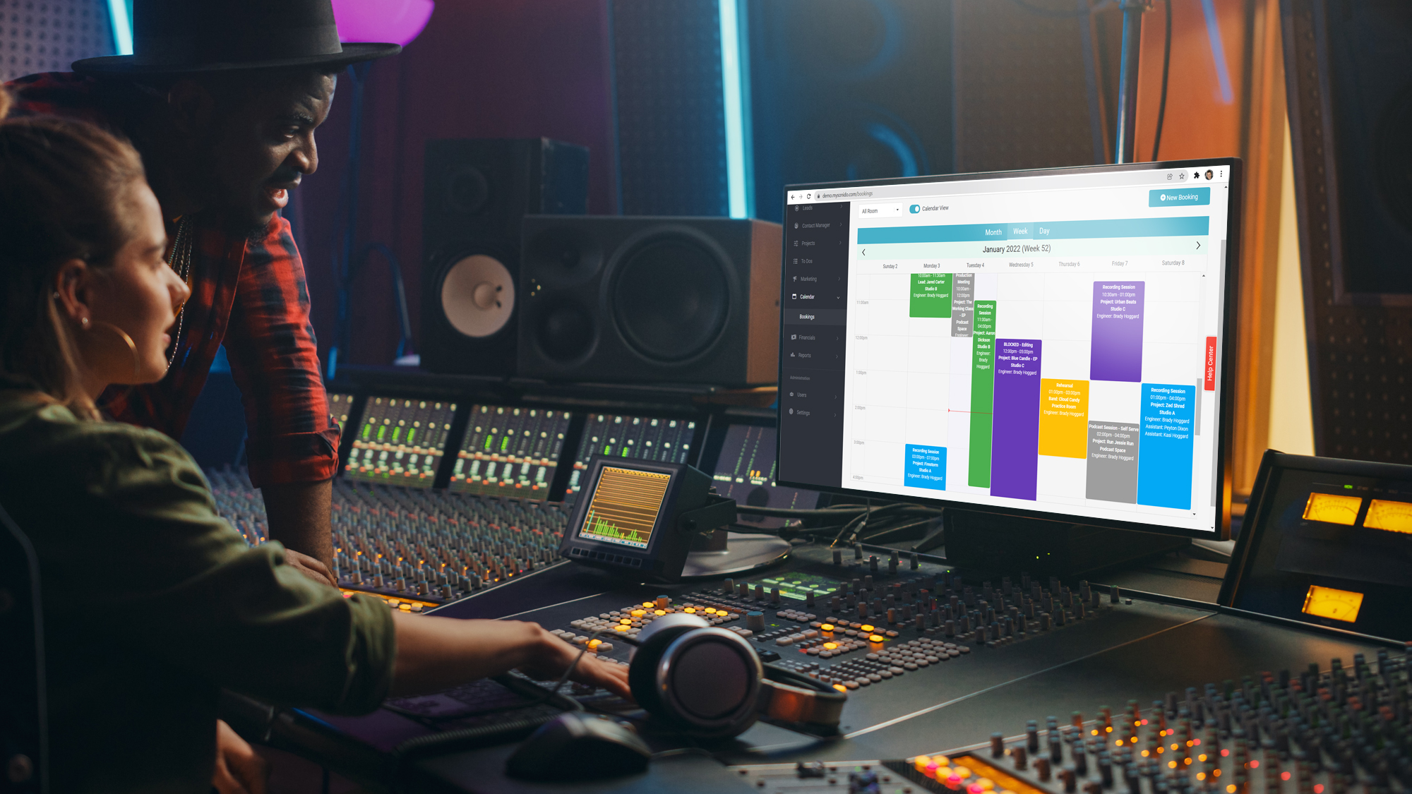 recording studio management software